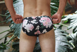 Rose Print Swim Brief