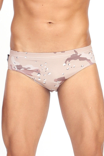 Desert Camouflage Swim Brief