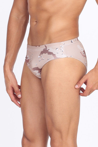 Desert Camouflage Swim Brief